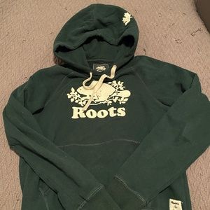 ROOTS VINTAGE STYLE PULLOVER HOODIE - SIZE XXS